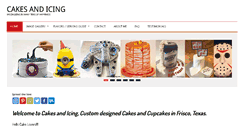 Desktop Screenshot of cakesandicing.com